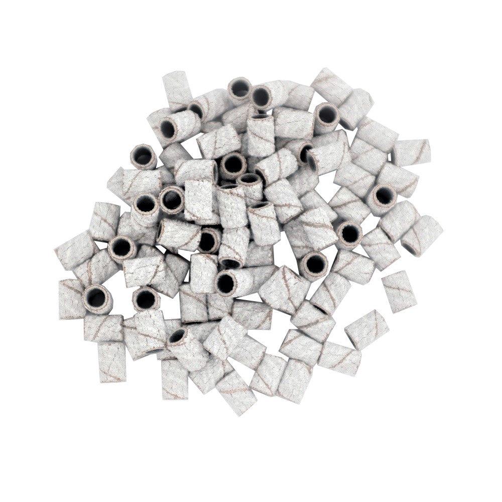 Zebra Sanding Bands Coarse White 100pc Diamond Nail Supplies