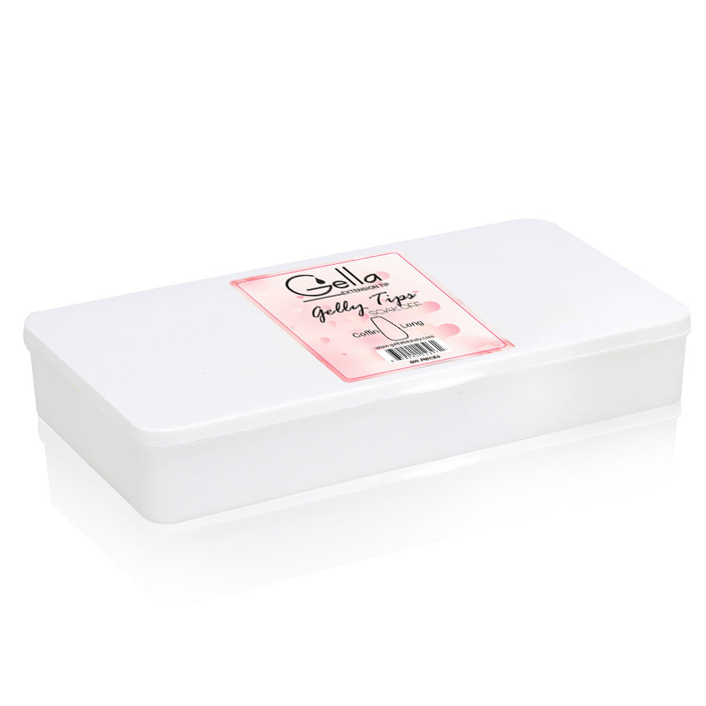 Gella Extension Tip - Long Coffin Diamond Nail Supplies