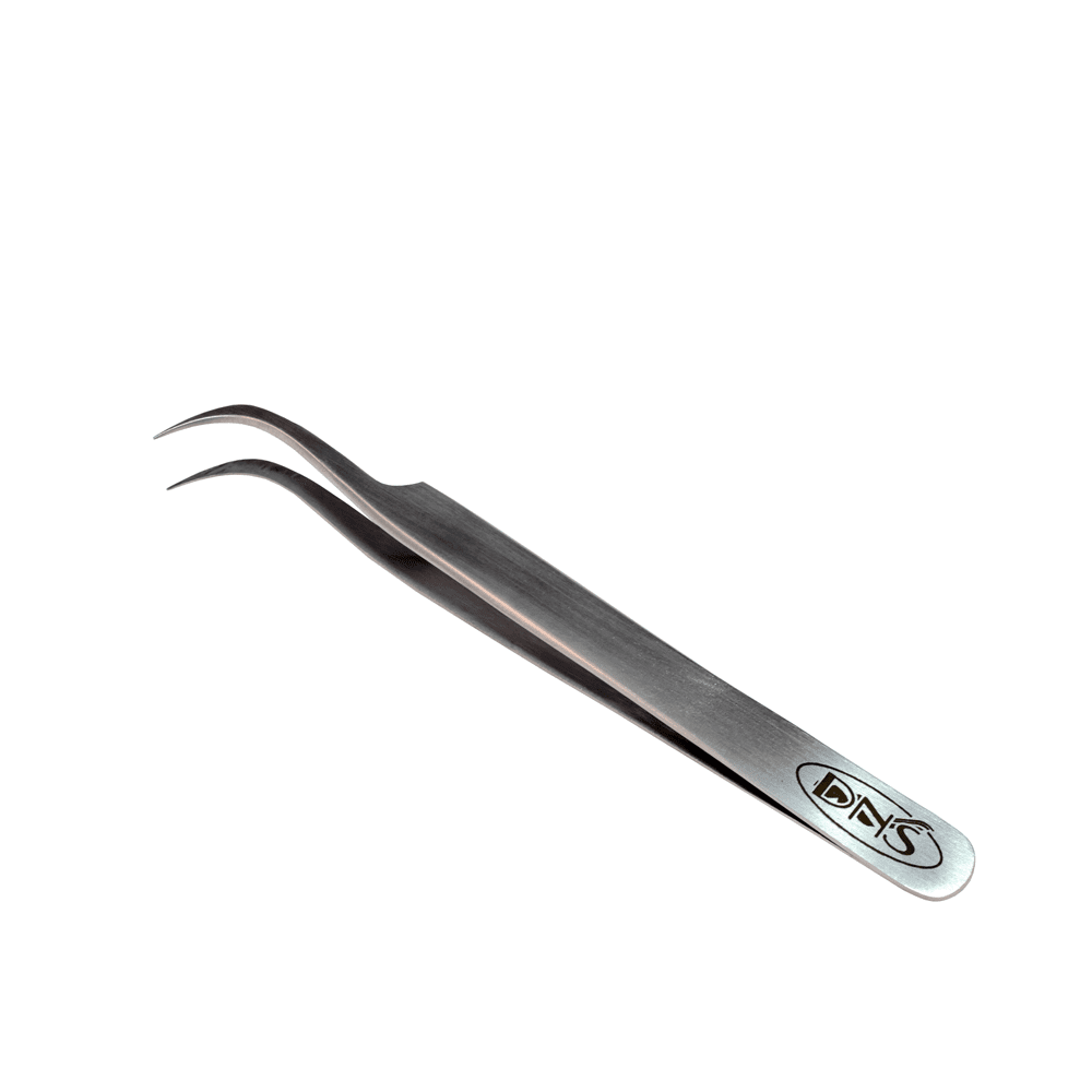 Curved Eyelash Tweezers Diamond Nail Supplies