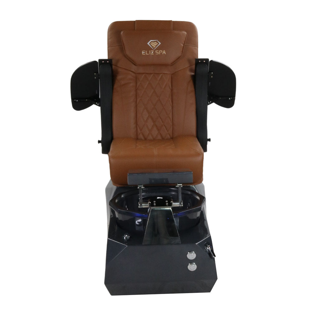Pedicure Spa Chair - Eclipse Black | Cappuccino | Black Pedicure Chair