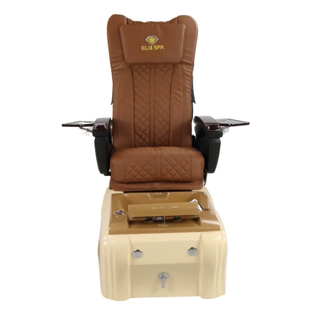 Pedicure Spa Chair - Expresso Wood | Cappuccino | Cream Pedicure Chair