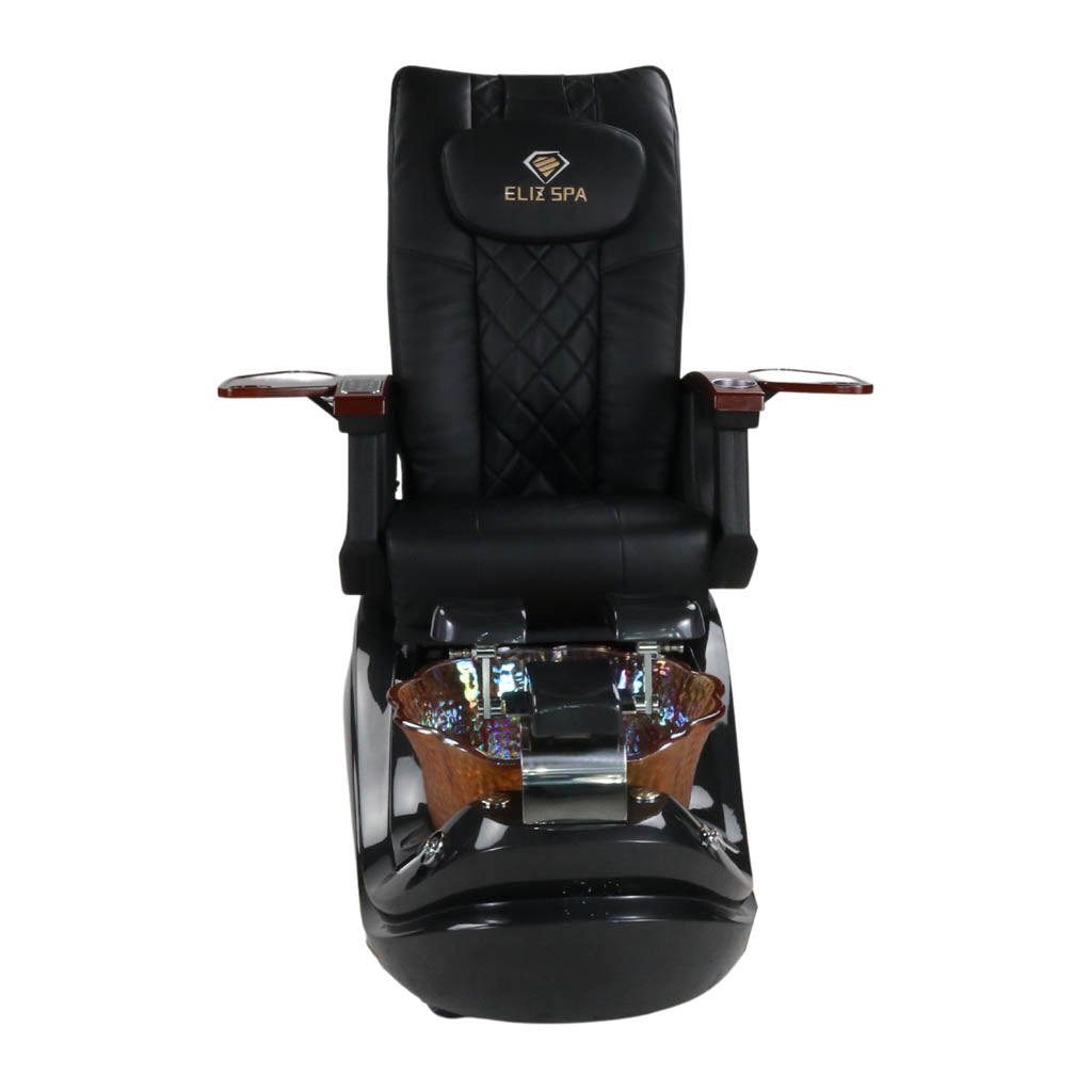 Pedicure Spa Chair - Phoenix Wood | Black | Black Pedicure Chair