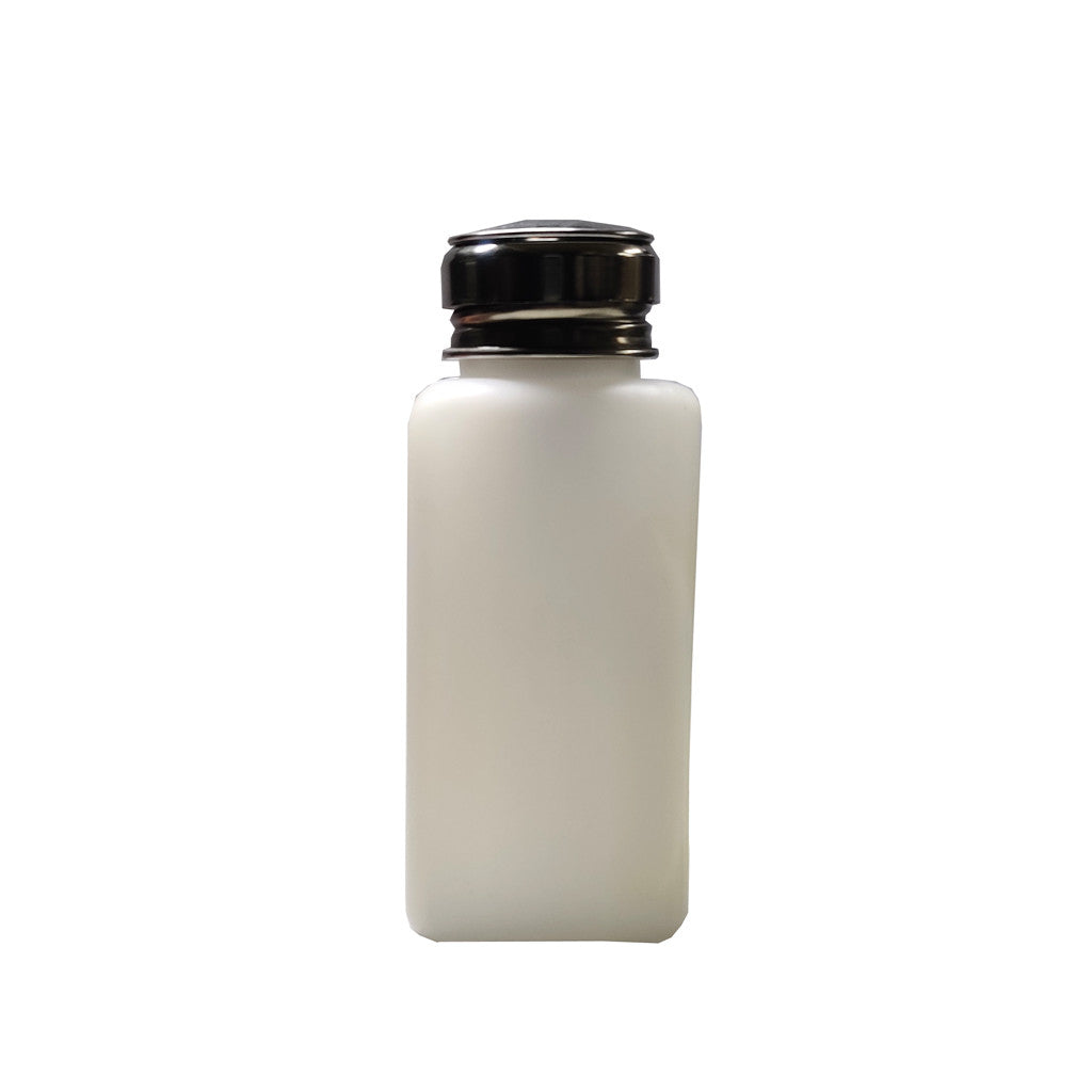Plastic Bottle with Liquid Pump White Diamond Nail Supplies