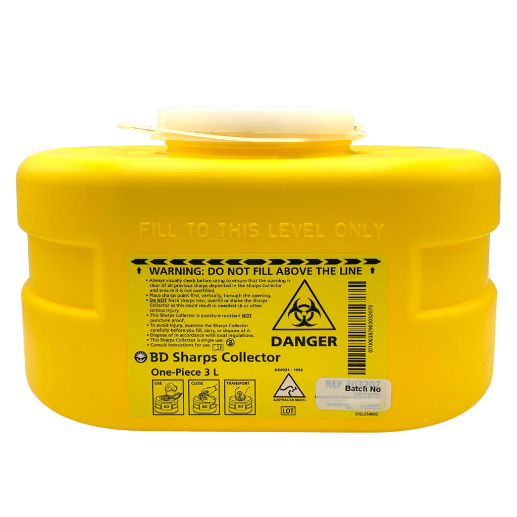 Sharps Collector 3L Diamond Nail Supplies