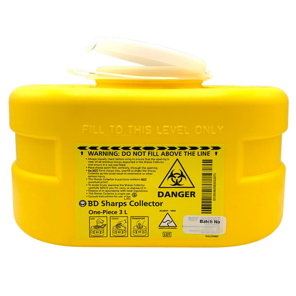 Sharps Collector 3L Diamond Nail Supplies
