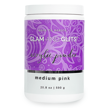 Back To Basics - Medium Pink 590g Diamond Nail Supplies
