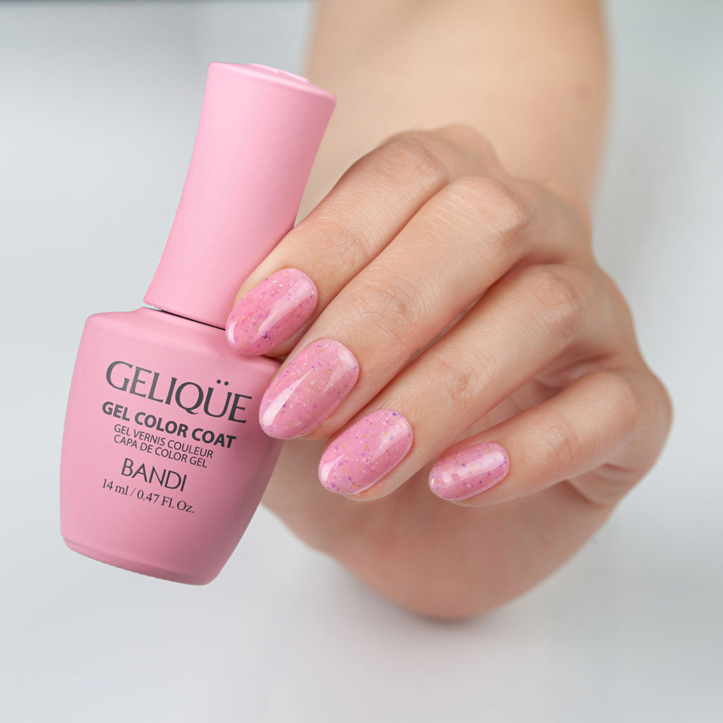 Gelique - GSH1105 Knit Pink Diamond Nail Supplies