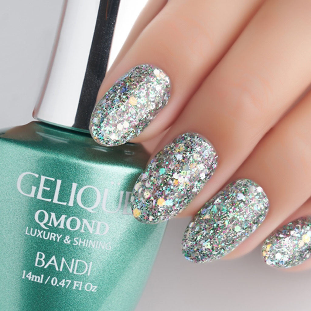 Gelique Qmond - GP791 Fringe Green Diamond Nail Supplies