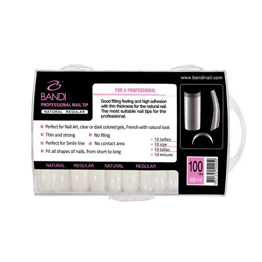 Regular Tips Natural 100pc Diamond Nail Supplies