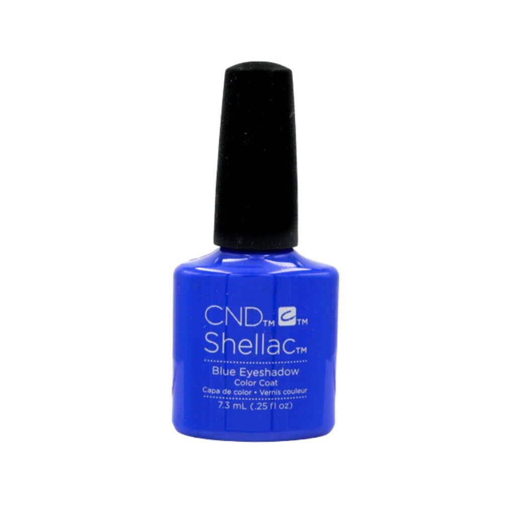 Shellac - Blue Eyeshadow Diamond Nail Supplies