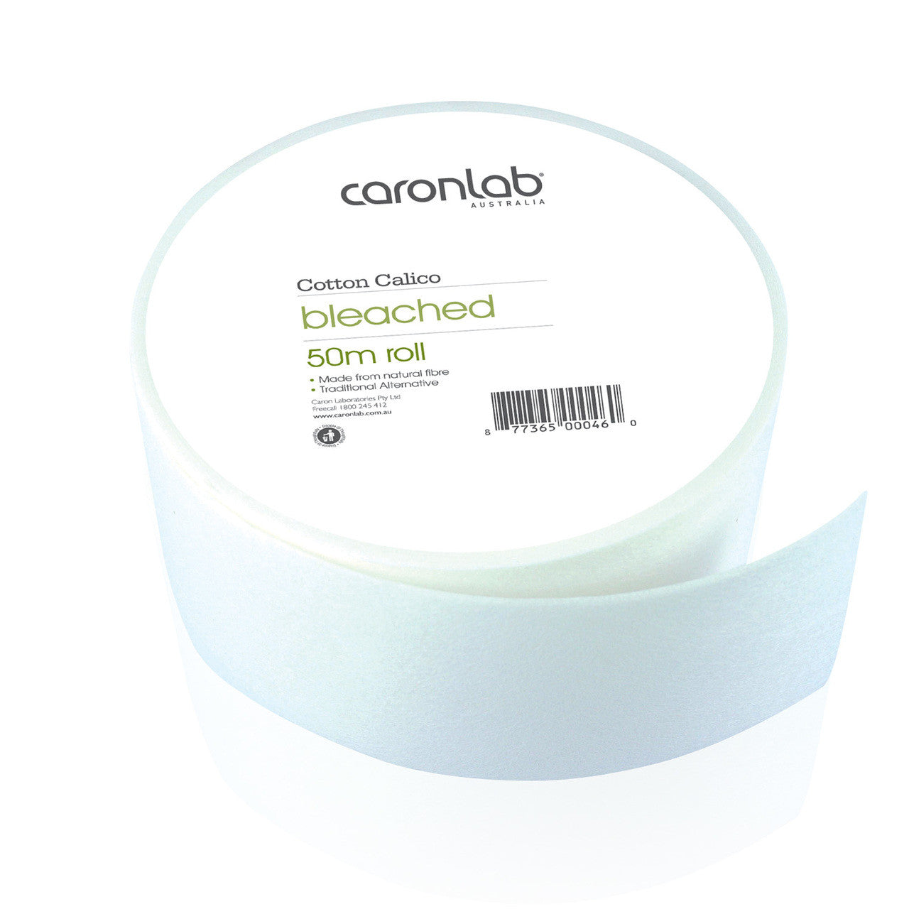 Cotton Calico Roll bleached White 50m Diamond Nail Supplies