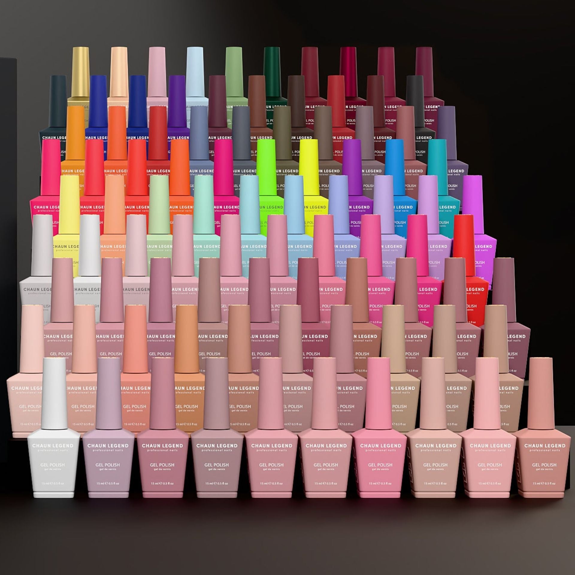 Chaun Chaun Legend Gel Polish Collection (90x 15ml Bottles)