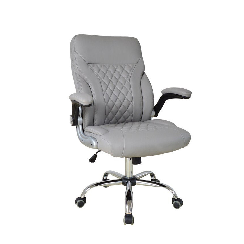 Customer Chair - GY2134 Grey Diamond Nail Supplies