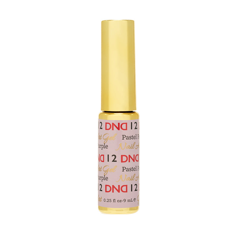 Nail Art Liner - 12 Pastel Purple