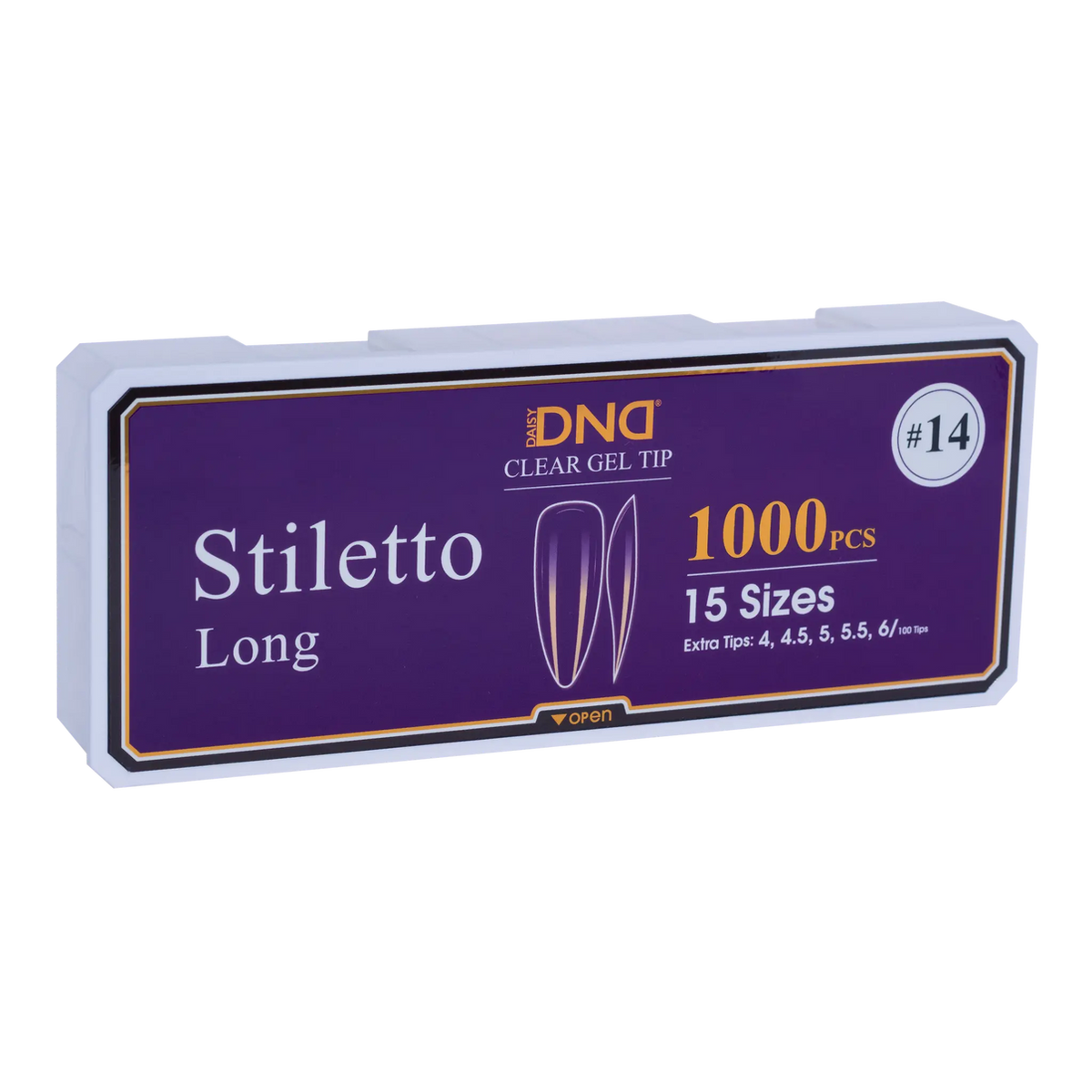 Gel Tips - #14 Stiletto Long