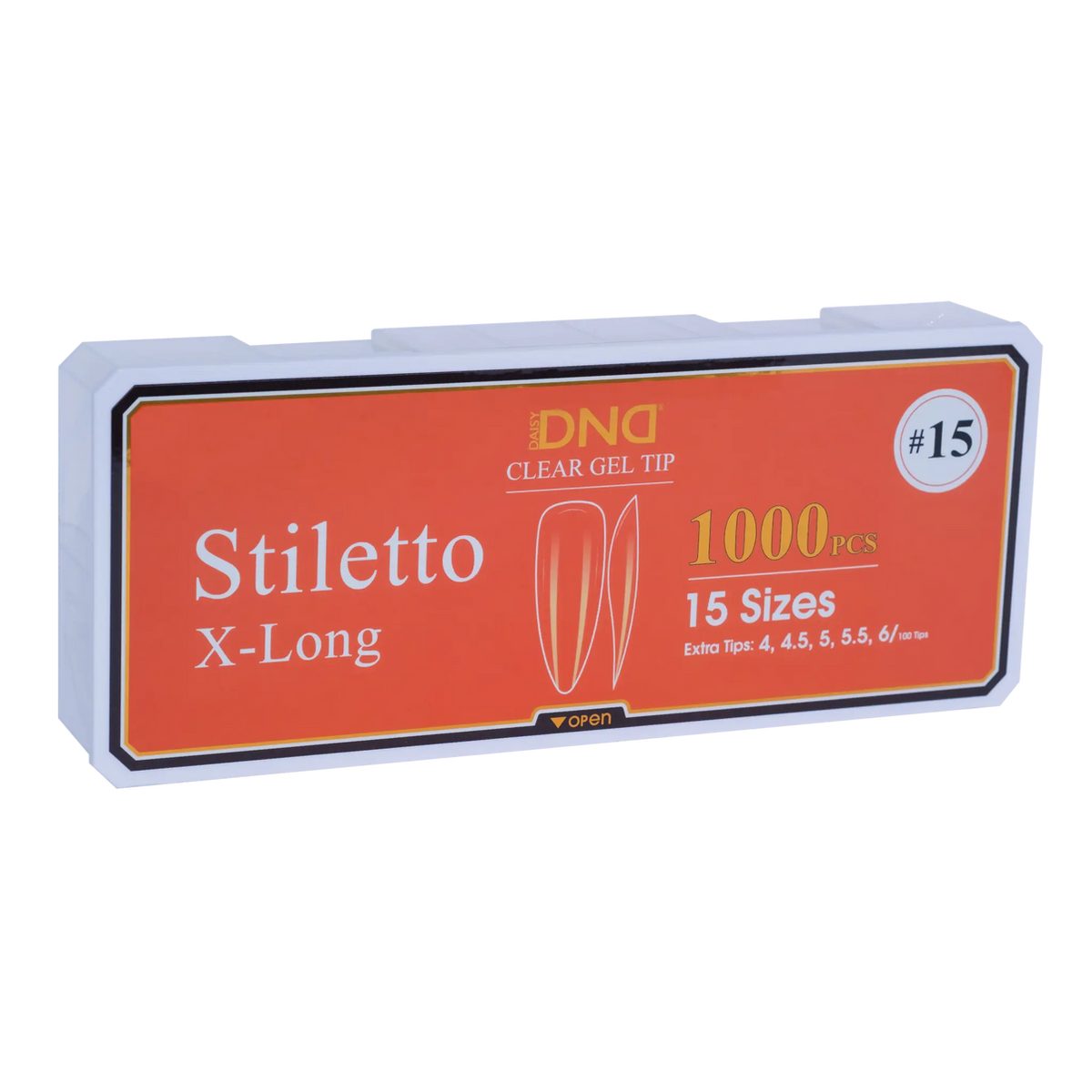 Gel Tips - #15 Stiletto X-Long