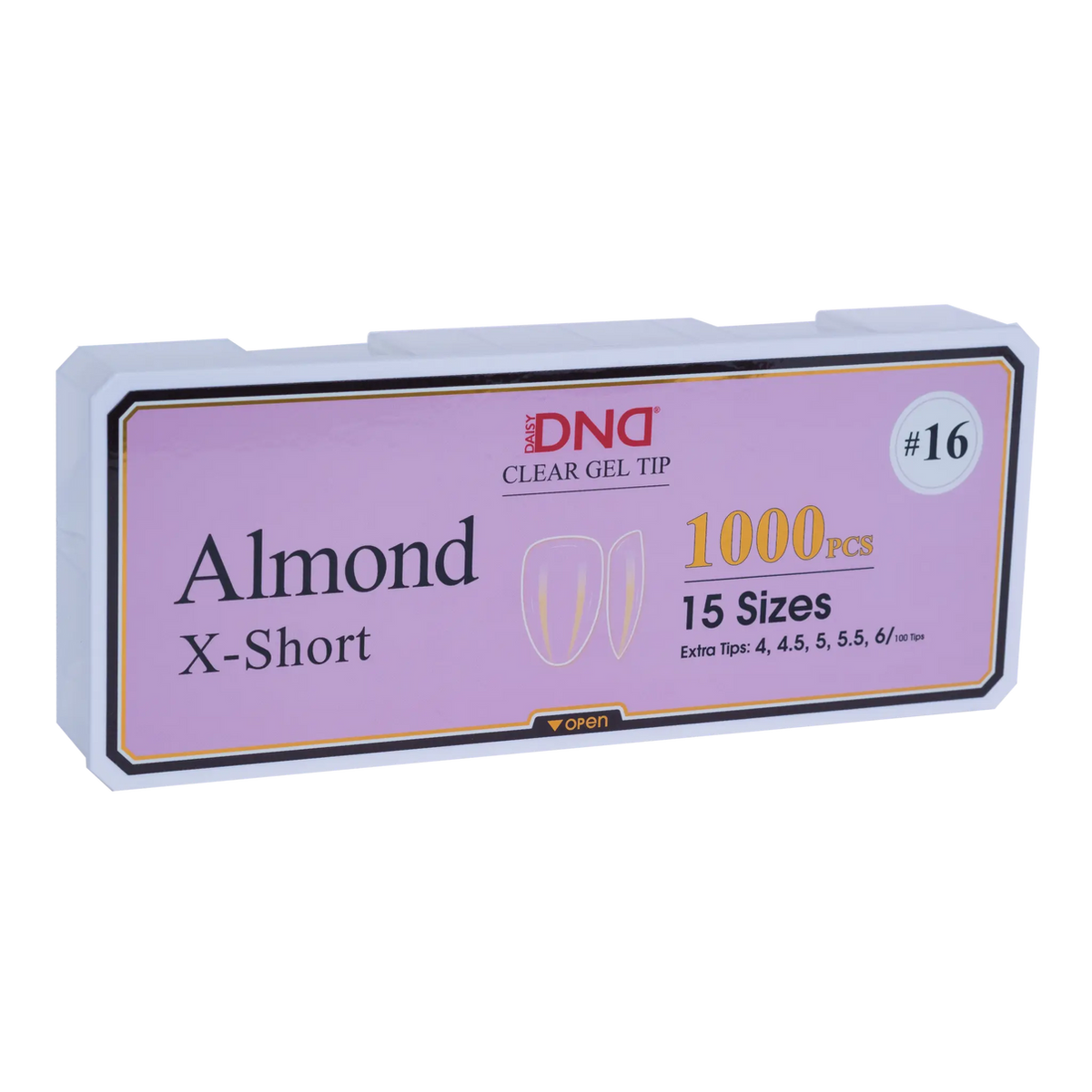 Gel Tips - #16 Almond X-Short