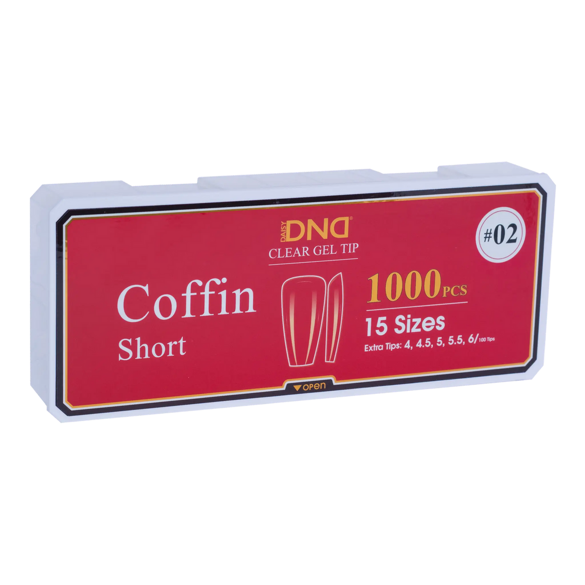 Gel Tips - #02 Coffin Short