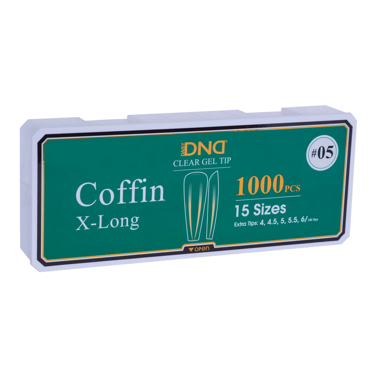 Gel Tips - #05 Coffin X-Long