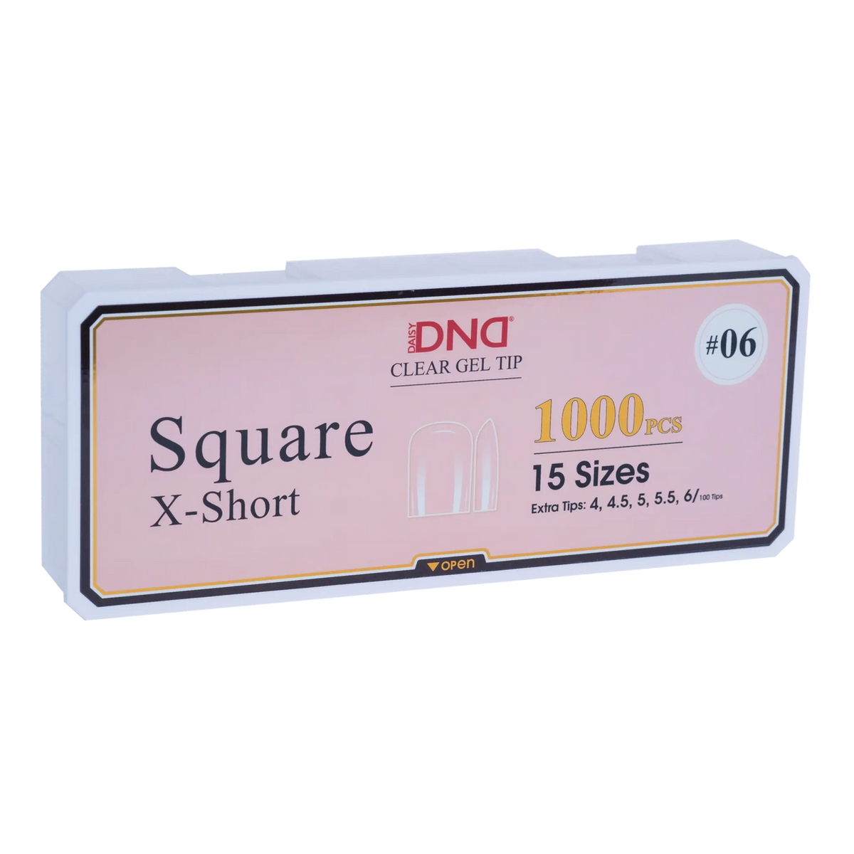 Gel Tips - #06 Square X-Short
