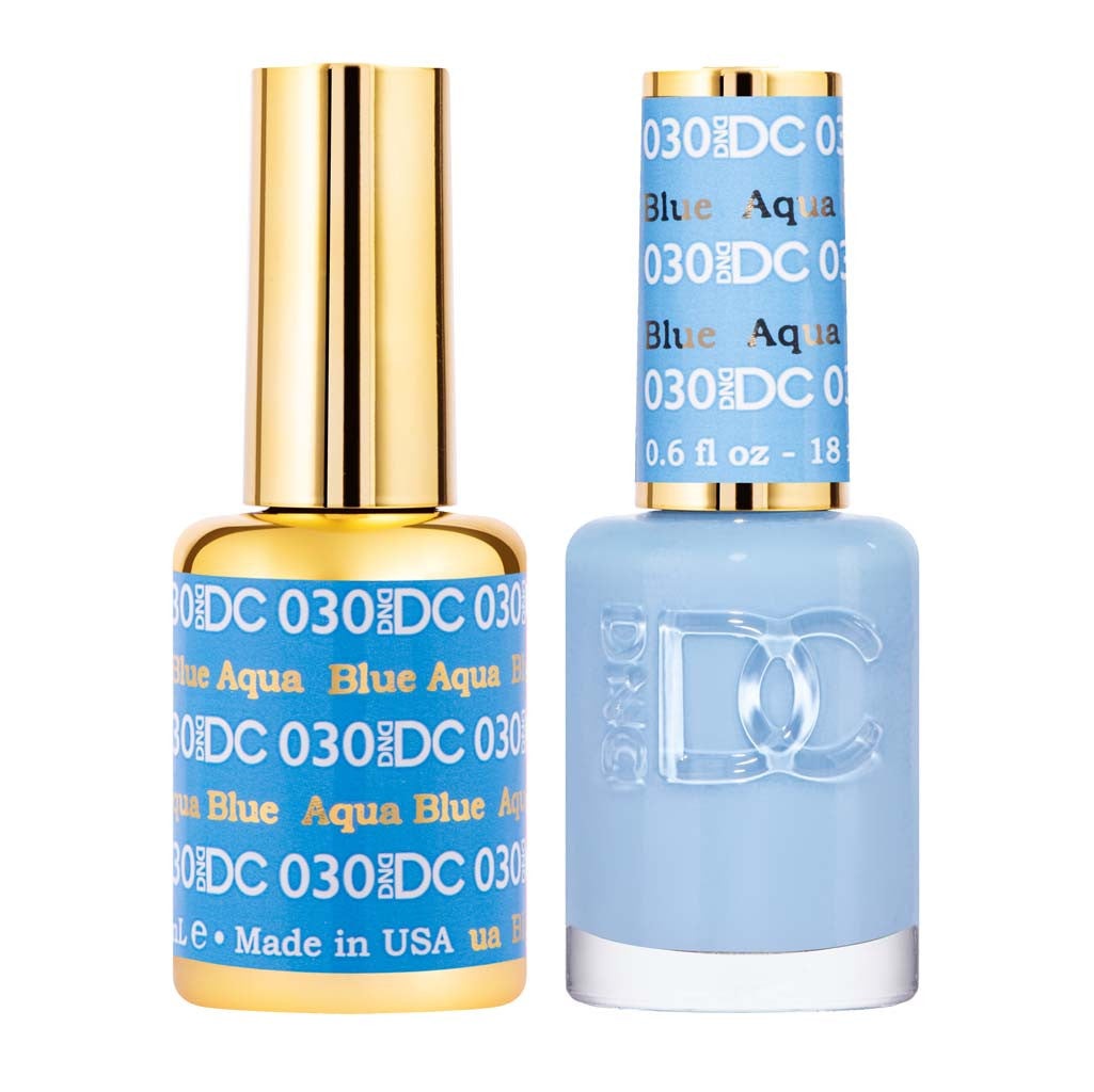 Duo Gel - DC030 Aqua Blue Diamond Nail Supplies