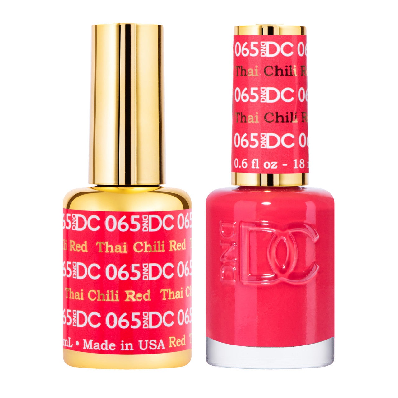 Duo Gel - DC065 Thai Chili Red Diamond Nail Supplies