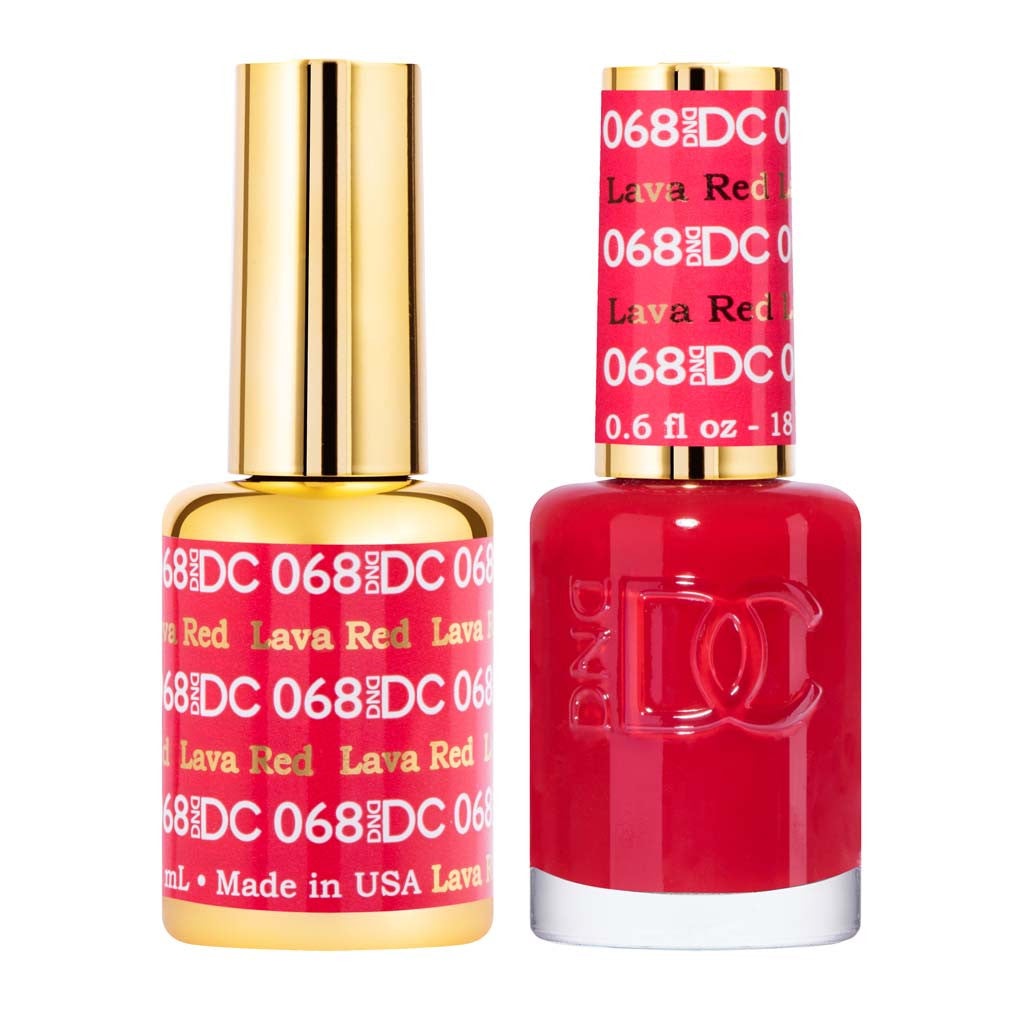 Duo Gel - DC068 Lava Red Diamond Nail Supplies