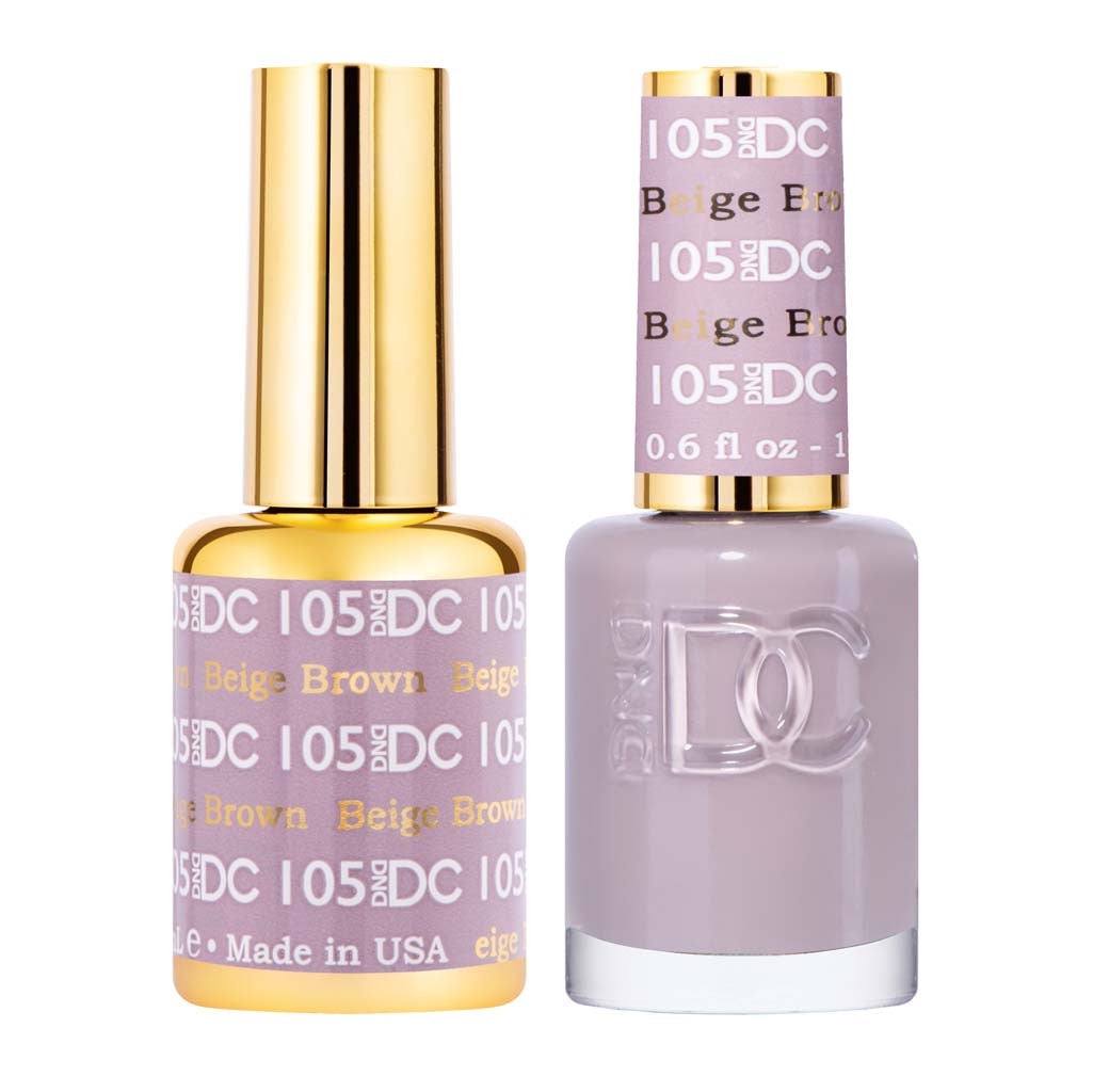 Duo Gel - DC105 Beige Brown Diamond Nail Supplies