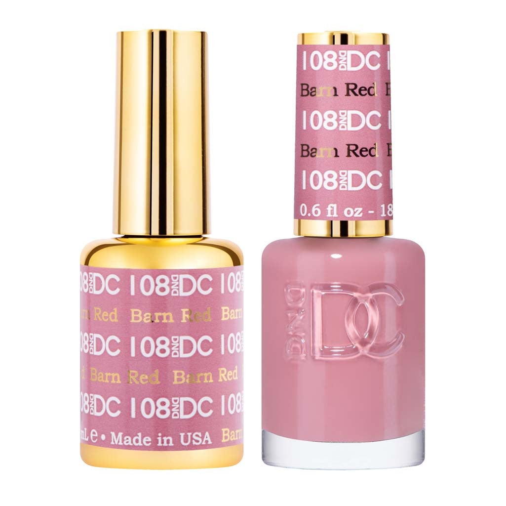 Duo Gel - DC108 Barn Red Diamond Nail Supplies