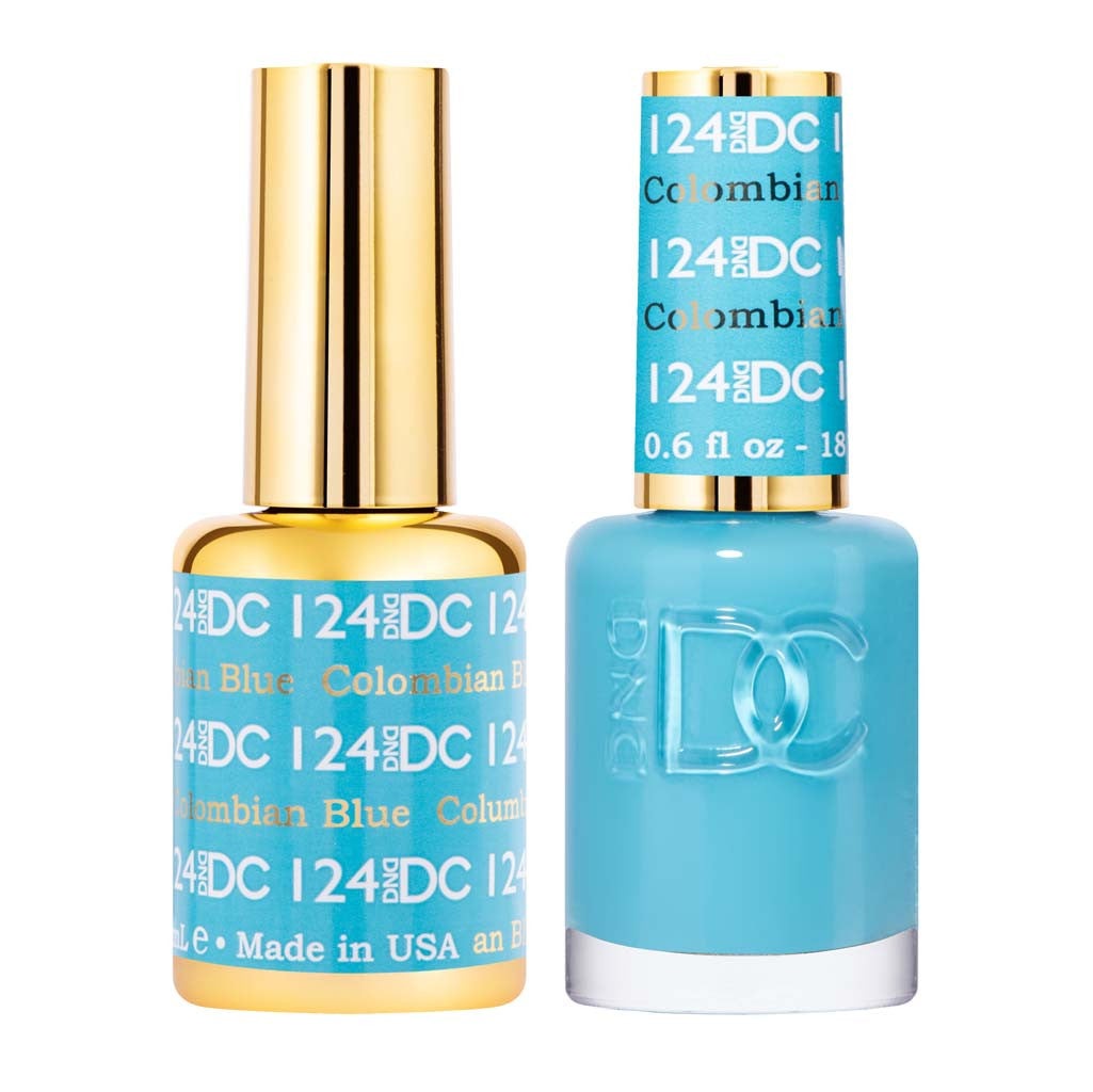Duo Gel - DC124 Columbian Blue Diamond Nail Supplies