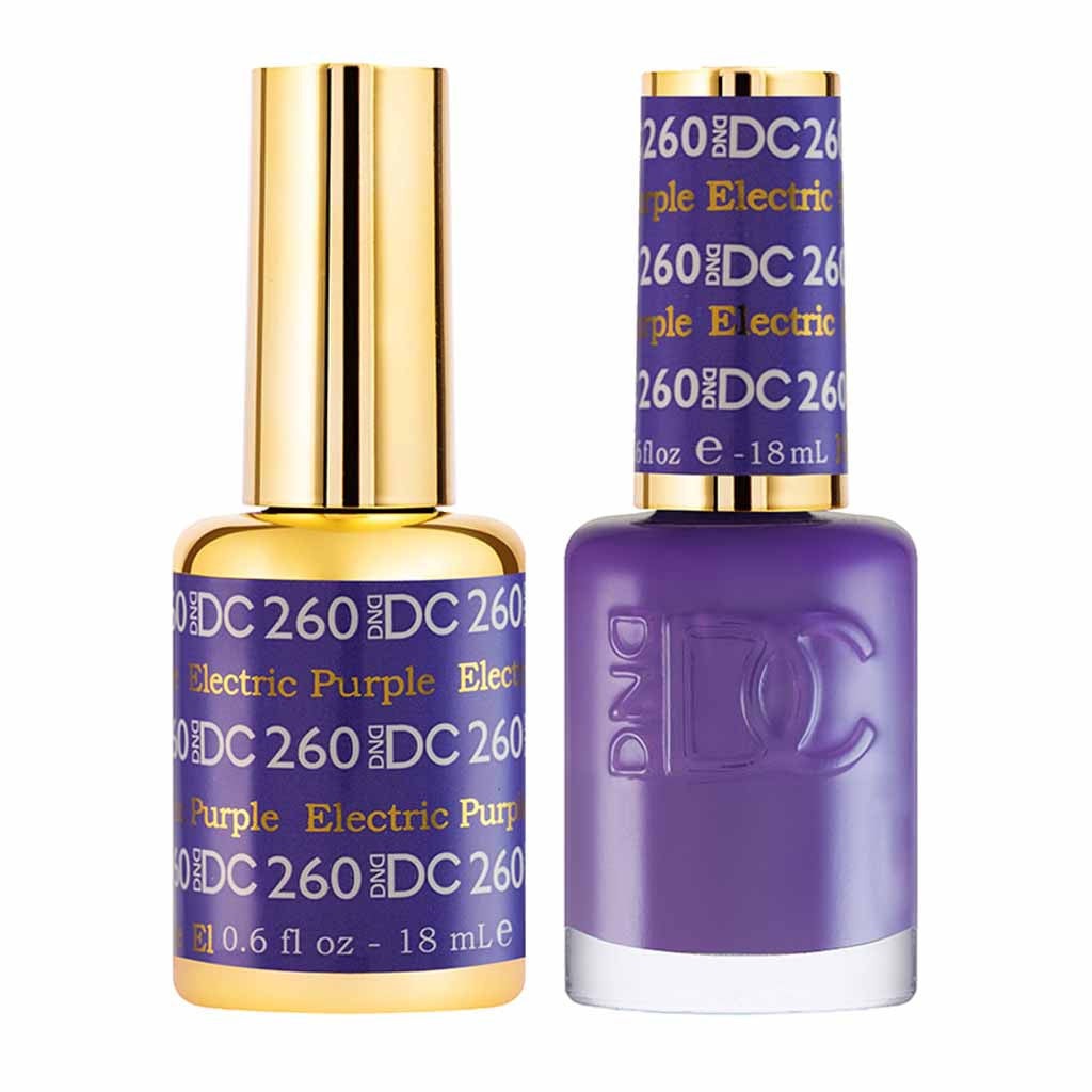 Duo Gel - DC260 Electric Purple Diamond Nail Supplies