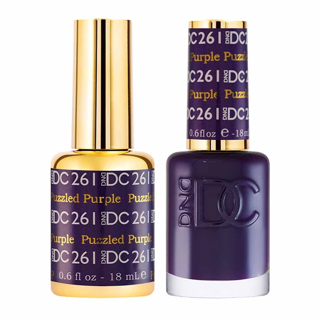 Duo Gel - DC261 Puzzled Purple Diamond Nail Supplies