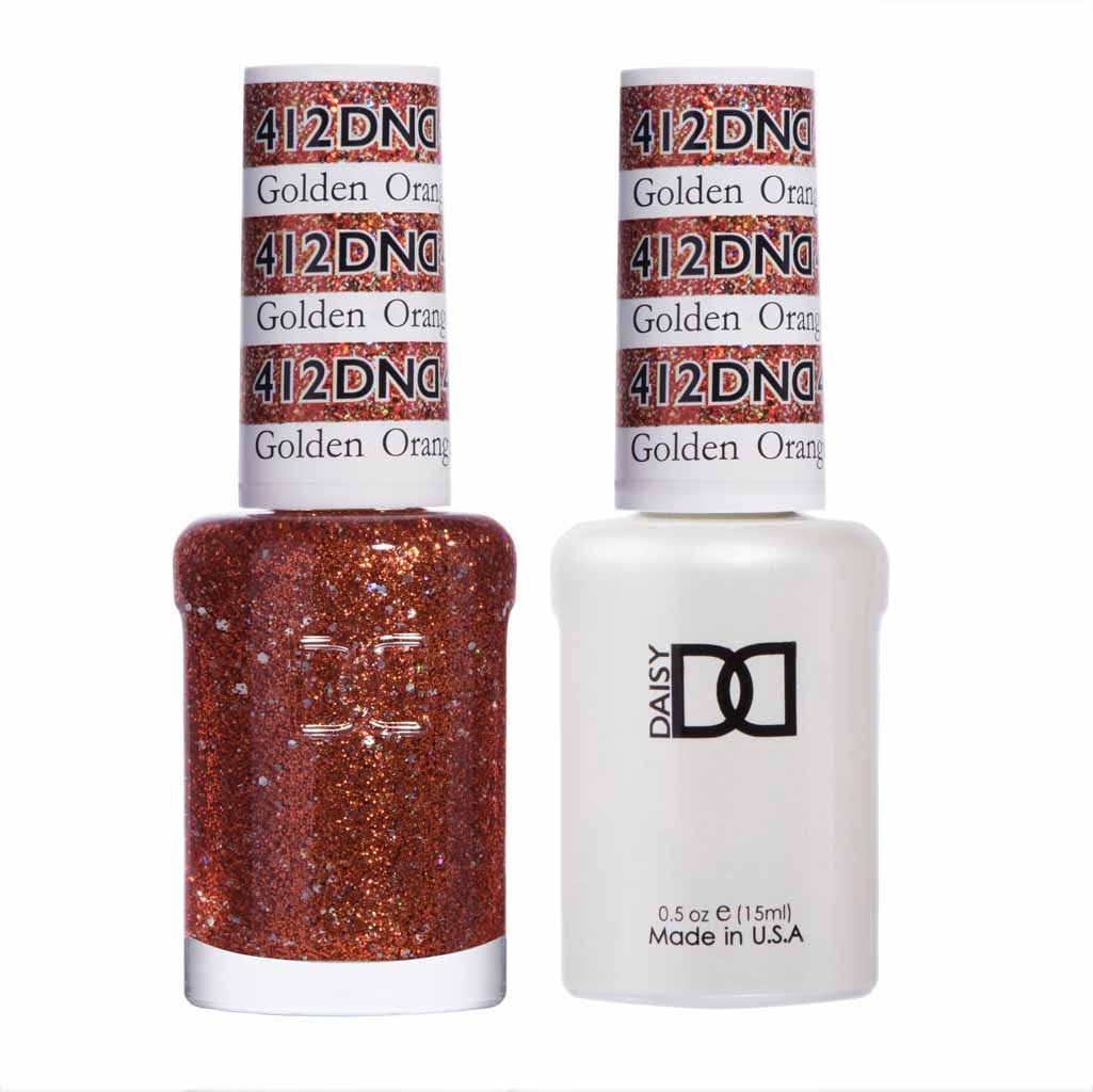 Duo Gel - 412 Golden Orange Star Diamond Nail Supplies