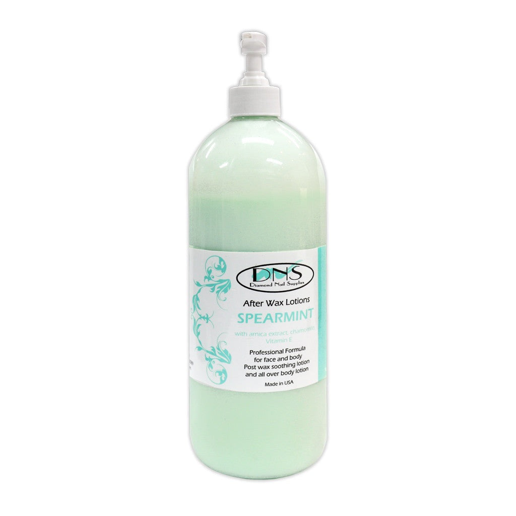 After Wax Lotion Spearmint 1L Diamond Nail Supplies