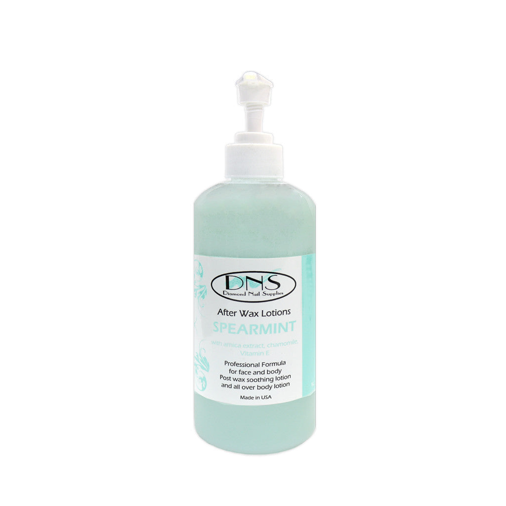 After Wax Lotion Spearmint 500ml Diamond Nail Supplies