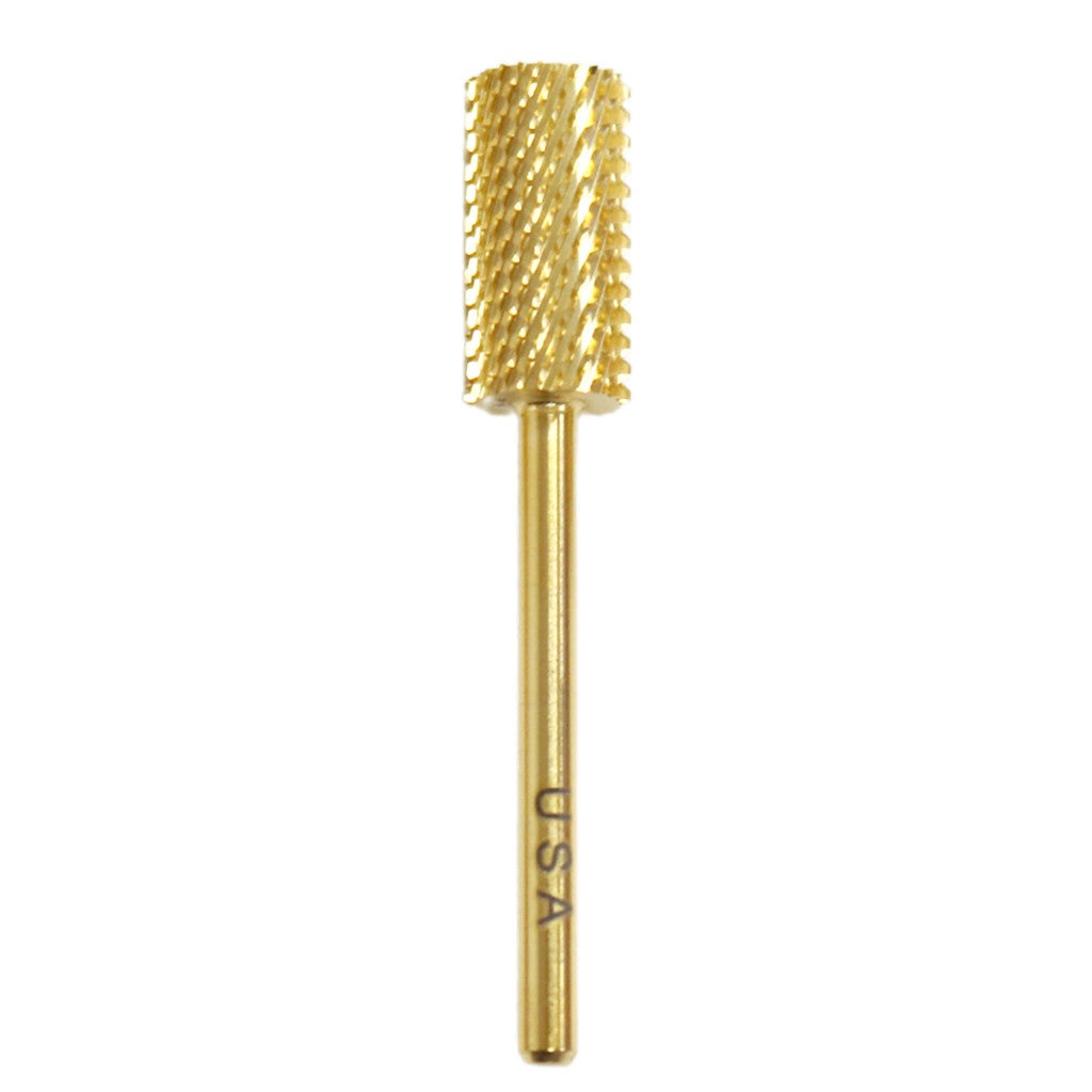 Drill Bit Large Barrel STC Gold 3/32" Diamond Nail Supplies