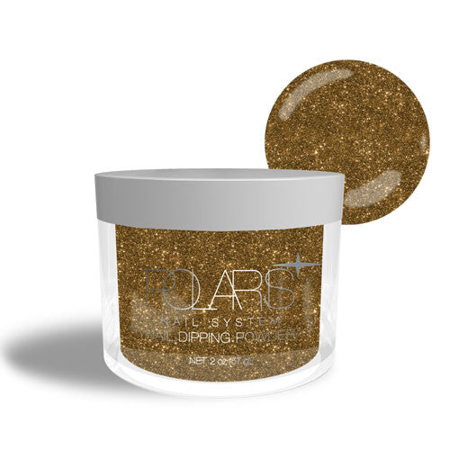 Dip Powder - PPC033 Shimmer Luxury Gold Diamond Nail Supplies