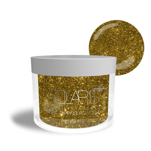 Dip Powder - PPC092 Fine Gold Glitter Diamond Nail Supplies