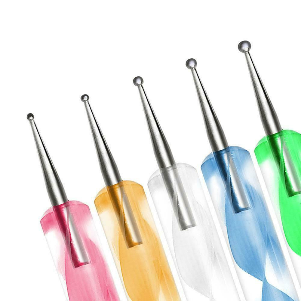 Nail Art Dotting Tool Set 5pc Diamond Nail Supplies