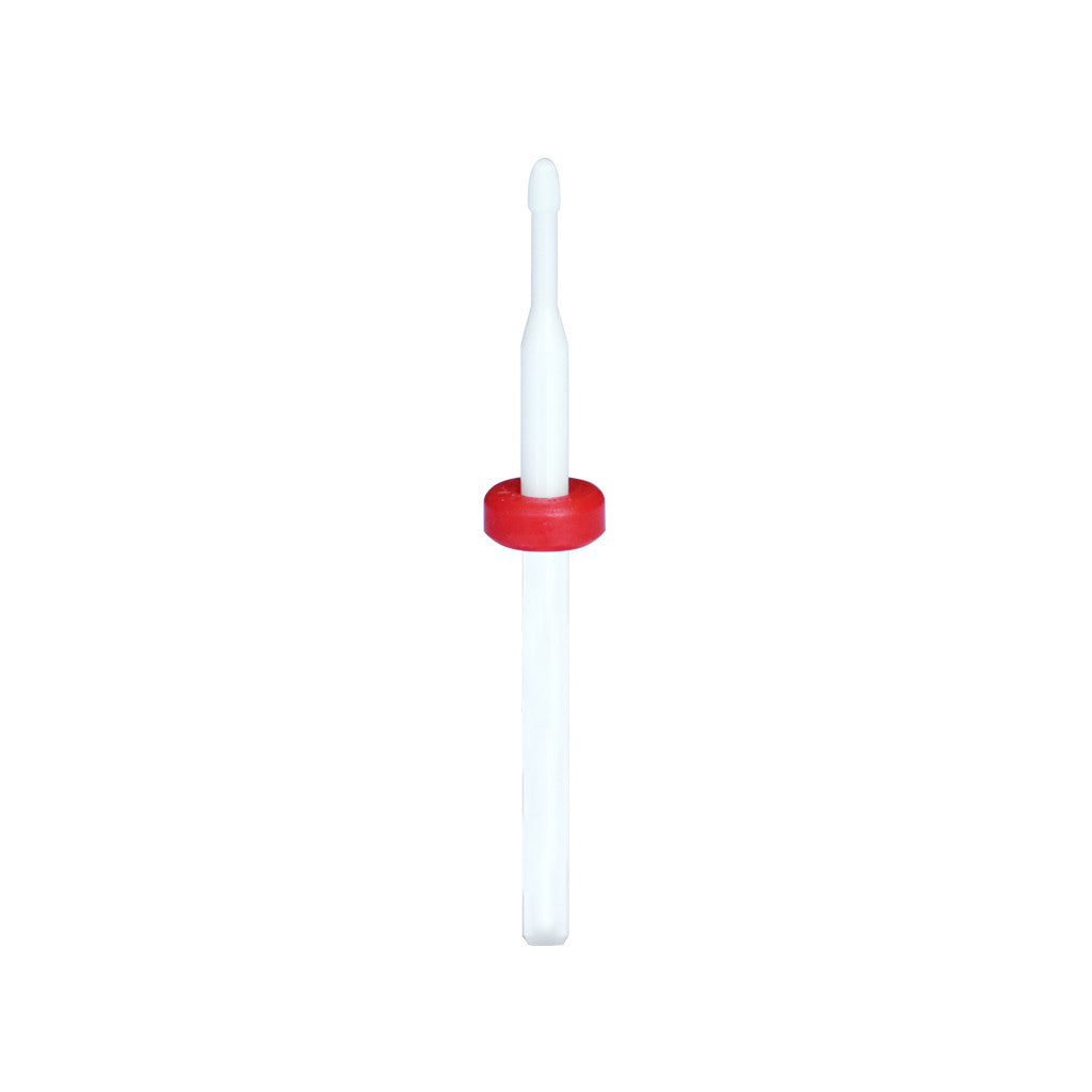 Drill Bit Cuticle Cleaner Fine White 3/32" Diamond Nail Supplies