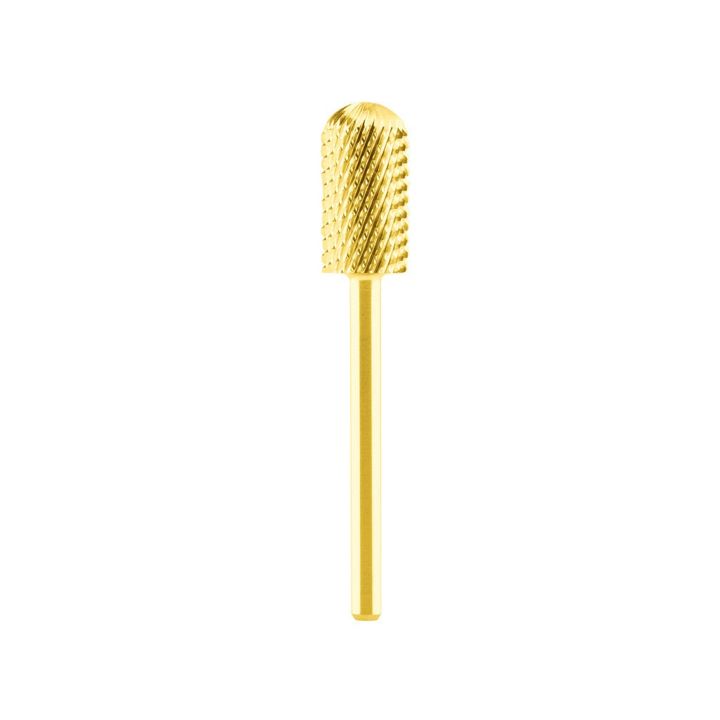 Drill Bit Large Rounded Top Coarse Gold 3/32" Diamond Nail Supplies