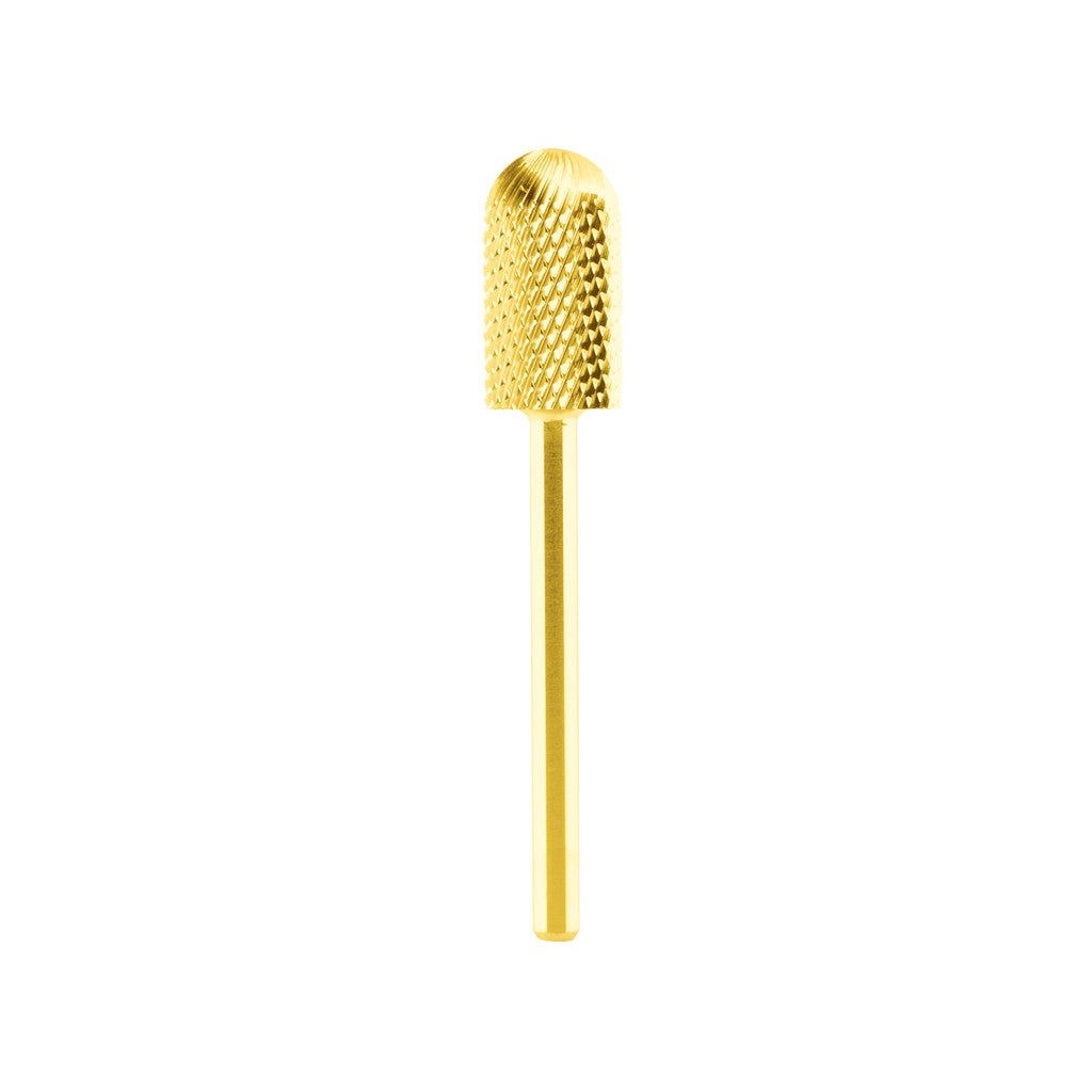 Drill Bit Large Rounded Top Medium Gold 3/32" Diamond Nail Supplies