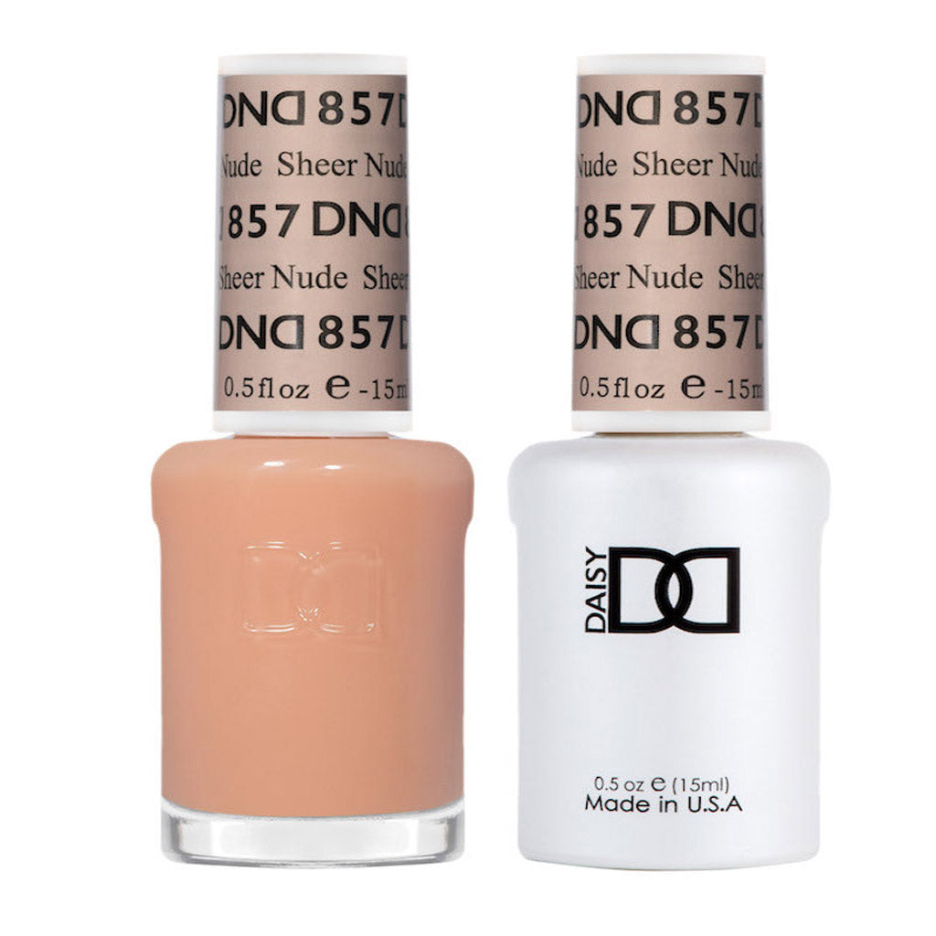 Duo Gel - 857 Sheer Nude Diamond Nail Supplies