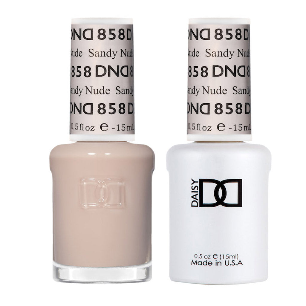 Duo Gel - 858 Sandy Nude Diamond Nail Supplies