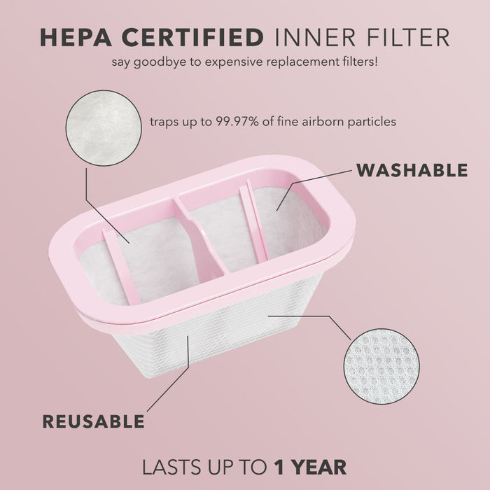 Beyond Pro Nail Dust Collector - Pink Dust Collector
