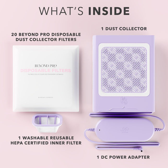 Beyond Pro Nail Dust Collector - Lavender Dust Collector