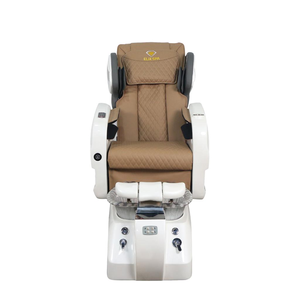 Pedicure Spa Chair - Titus White | Beige | White Pedicure Chair