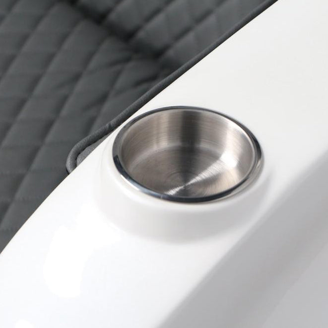 Pedicure Spa Chair - Titus White | Cappuccino | White Pedicure Chair