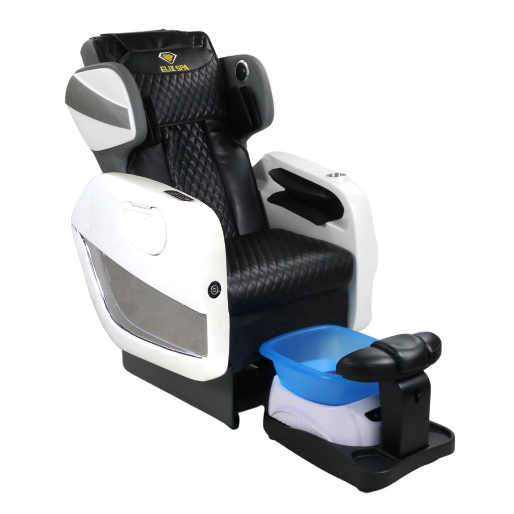 Pedicure Spa Chair - Echo No Plumbing White | Black | Blue/Black Pedicure Chair