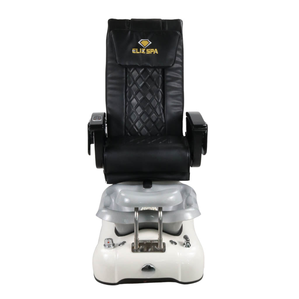 Pedicure Spa Chair - Dusk Black | Black | White Pedicure Chair